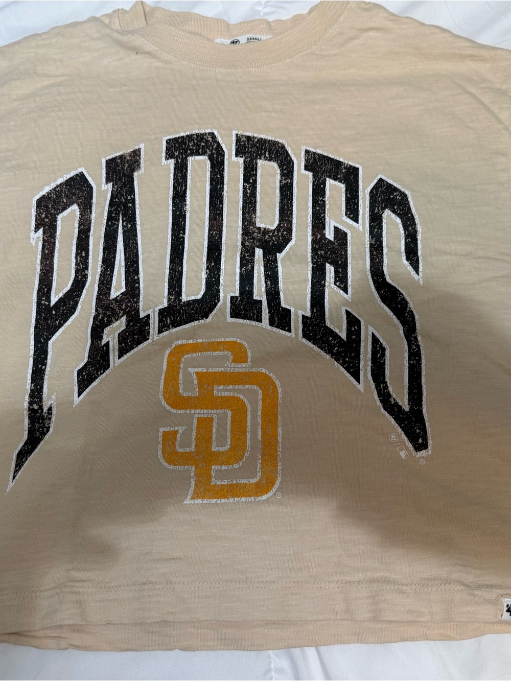 San Diego Padres Beige Graphic Short Sleeve Tee